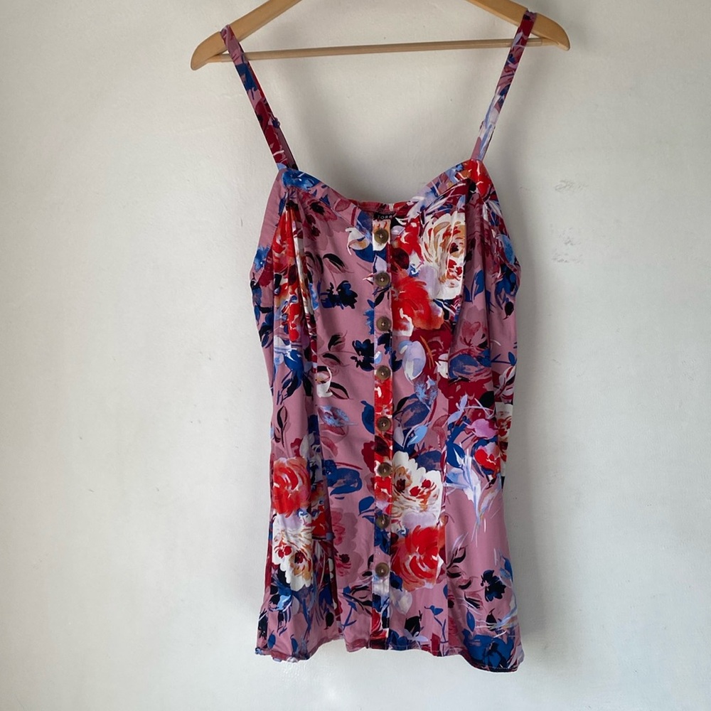 Torrid 5X Challis Seamed Cami Top - Picture 2 of 14